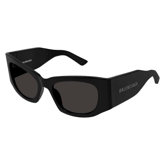 New Authentic  BALENCIAGA Everyday Black Square BB0327S 001 Sunglasses Women - Picture 1 of 6